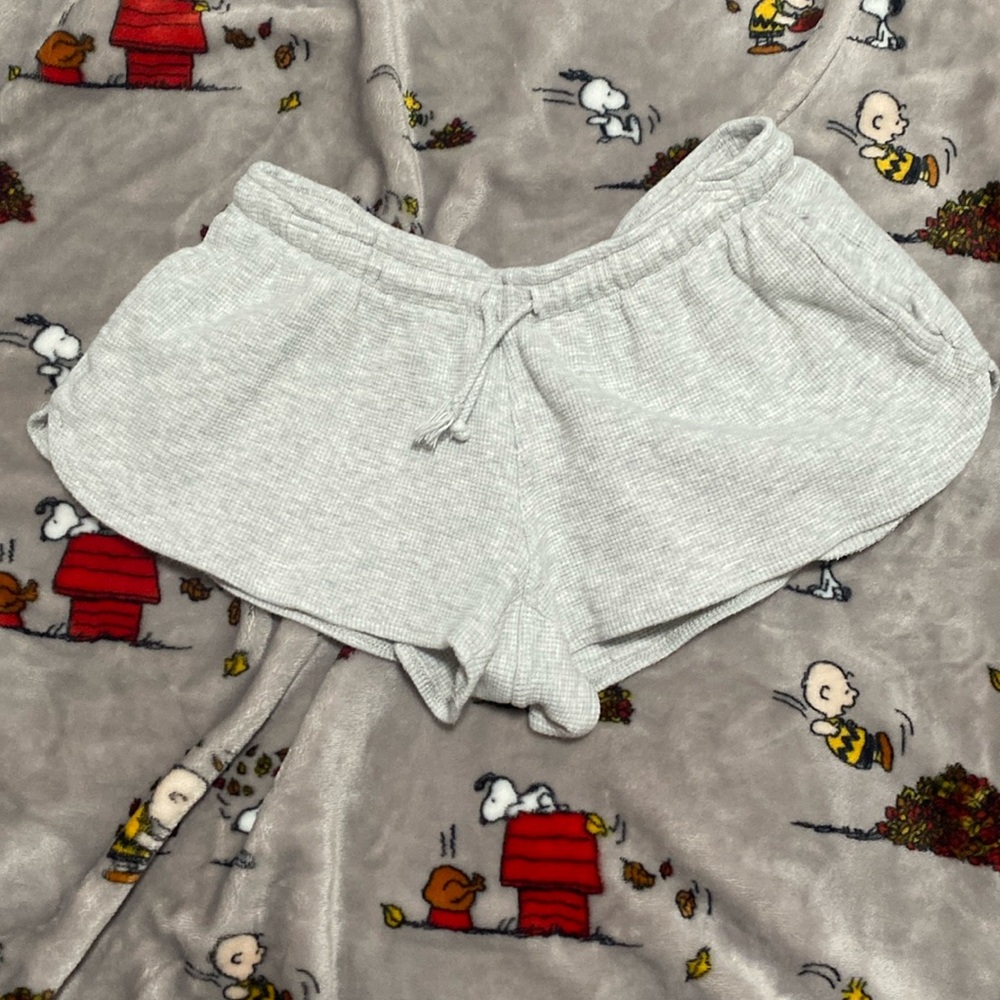 Brandy Melville waffle shorts